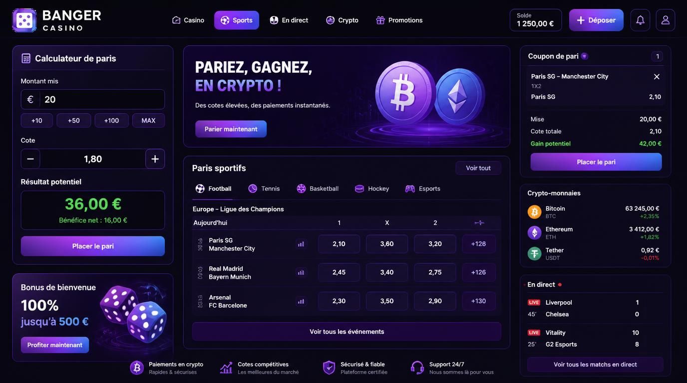 calcul rapide des gains affiché entre monnaie fiat et crypto