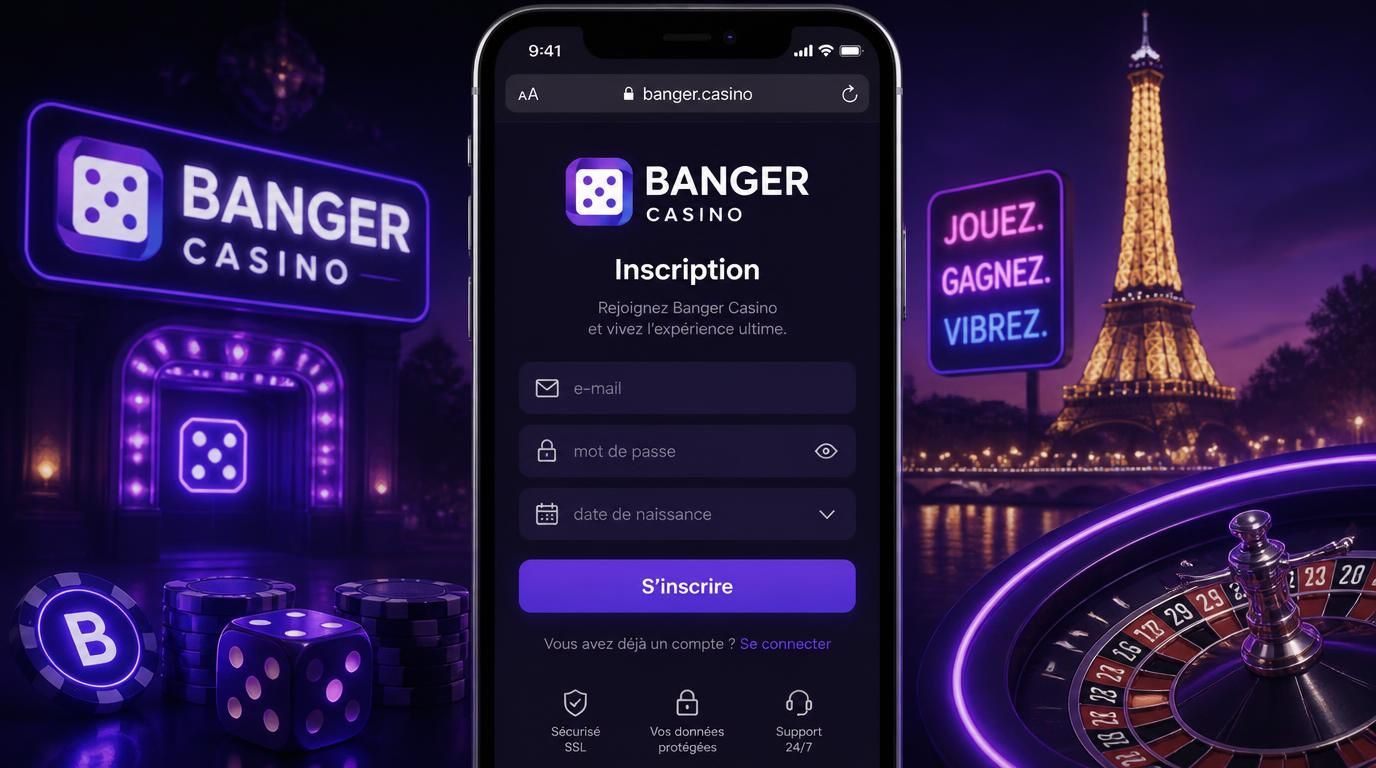 Formulaire d’inscription mobile avec cadenas SSL visible