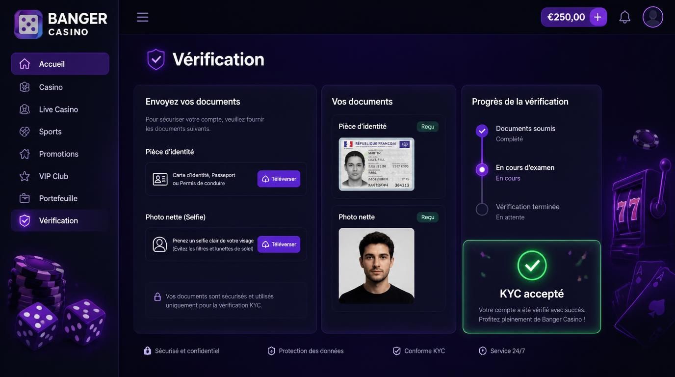 Soumission de documents en KYC rapide et propre