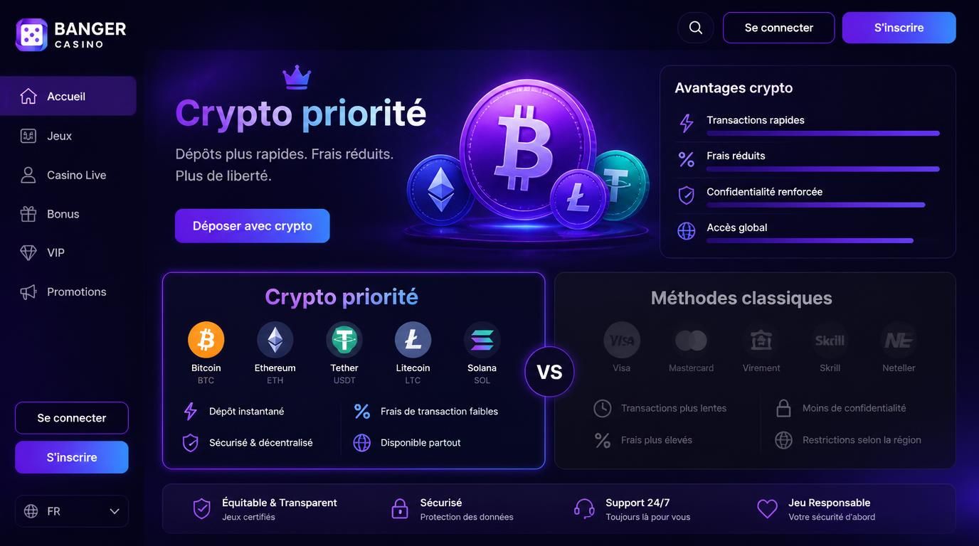 Accent sur l’expérience crypto par rapport aux méthodes traditionnelles